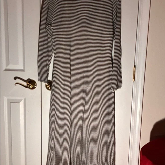 NWT A New Day Striped Ribbed Knit Maxi Dress - Picture 3 of 8